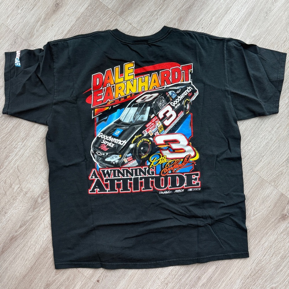 Dale Earnhardt Front and Back Graphic T-Shirt